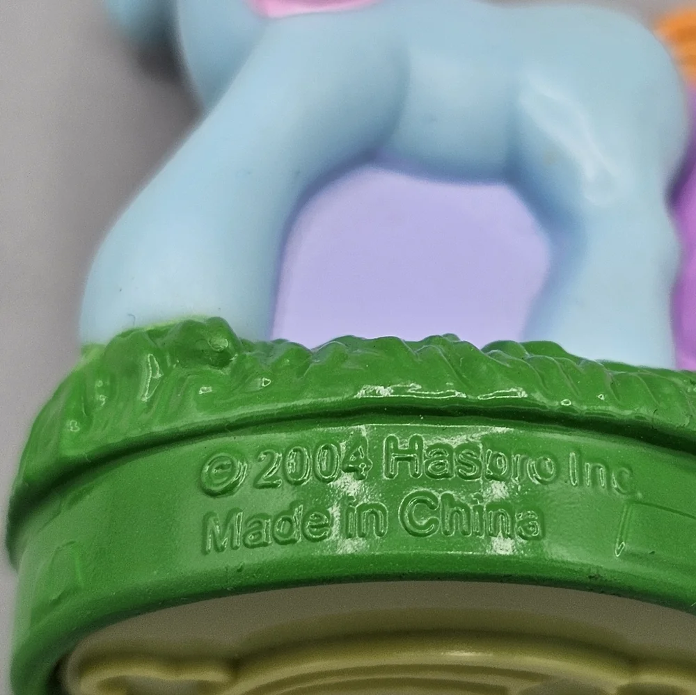 Hasbro My Little Pony G3 Play-Doh 2004 Rubber Stamp Figure Lot Rainbow Sunny Vtg